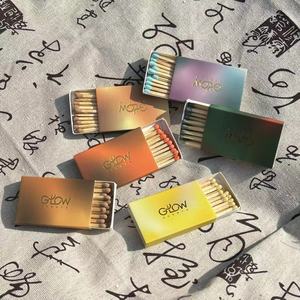Wooden Matchsticks 48mm Safety <strong>Matches</strong> Custom Box logo Colored <strong>Matches</strong> Custom Small Box of Colored <strong>Matches</strong>