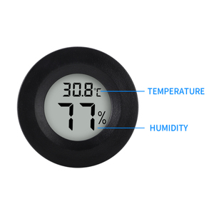 Mini Incorporado Digital Celsius Fahrenheit Higrômetro Gauge Termômetro Sensor para Uso Doméstico em Aquário e Geladeira