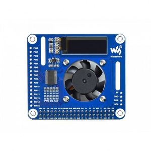 Waves hare PWM-gesteuerter Lüfter HAT für Raspberry Pi, I2C, Temperaturmonitor-Erweiterungs karte KITS - Product Image 3