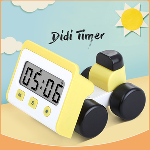 Timer da tavolo per la produttività di auto giocattolo con Display LCD da scrivania Timer da studio per il conto alla rovescia per bambini Timer da cucina digitale - Product Image 3