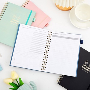 LION Customizable Logo <strong>Printing</strong> Design Training Fitness <strong>Log</strong> Journal Planner <strong>Notebook</strong> - Product Image 2