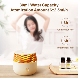 Mini vaso difusor de aroma, elétrico pequeno, 2023, aromaterapia, para área interna, pet, pessoal, umidificador de ar, madeira - Product Image 5