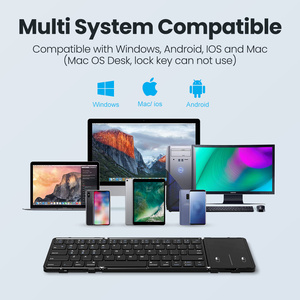 Rechargeable Battery Touchpad IOS <strong>Android</strong> Windows Mac <strong>OS</strong> Mini Portable <strong>Wireless</strong> Foldable <strong>Keyboard</strong> <strong>for</strong> Phone PC - Product Image 3