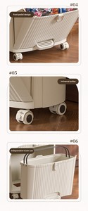 2025新型厨房垃圾桶大容量双层日式家居垃圾桶干湿分离塑料 - Product Image 5