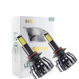 มาใหม่สี่ด้านแหล่งกำเนิดแสง H7 Led ไฟหน้าหลอดไฟ Led สำหรับรถยนต์