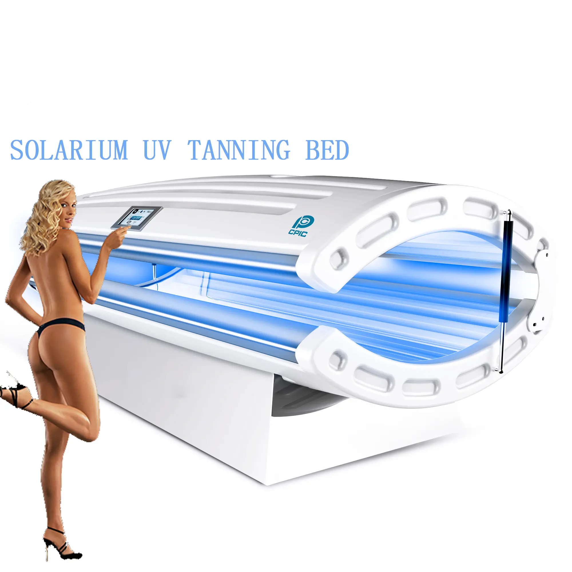 Solarium de bronzeamento com luz vermelha, melhor venda de fábrica Prive, cabine de bronzeamento UV para tratamento de acne, cama de bronzeamento vertical