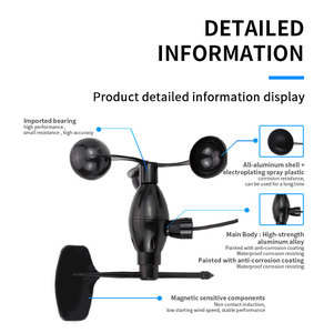 Sentec WSD304アナログ出力電子風速ベーン風向センサートランスミッタ速度測定機器用 - Product Image 5