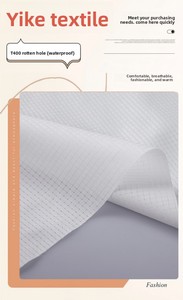 T400 Trọng lượng nhẹ ngoài trời thời trang áo khoác thoáng khí và không thấm nước với đục lỗ lót Composite Polyester Vải Kích thước L - Product Image 2