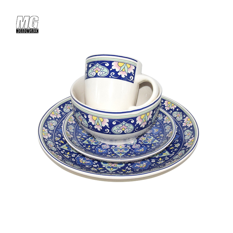 Ceramic Stoneware Porcelain Dishes & Plates Luxury Wholesale custom logo pattern Hot Sale dinner set