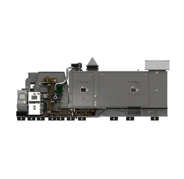 Turbine RR modèle RR501 centrale à gaz utilisée pour les fermes avec des composants de base moteur PLC moteur de pompe