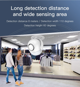 Kerui <strong>Wifi</strong> Movement <strong>Sensor</strong> Tuya Pir <strong>Motion</strong> <strong>Sensor</strong> <strong>with</strong> Max 20pcs Wireless Detectors and the Remote Control - Product Image 4