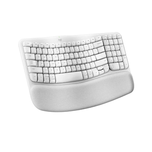 Para teclas de onda Logitech, teclado ergonómico, soporte de inclinación de 4 °, almohadilla suave, reposamanos, USB, conecta 3 dispositivos simultáneamente para escritorio U - Product Image 4