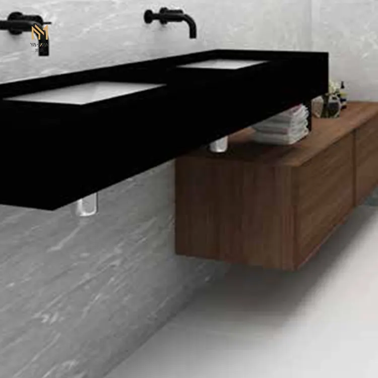 Best Price Luxury Smart Bathroom Furniture Plywood Bath Vanity And LED Mirror