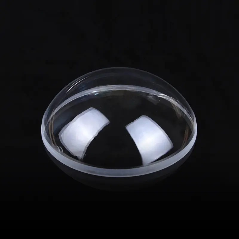 Lentille dôme demi-boule pour appareil photo, verre Bk7 optique sphérique de haute qualité 13cm équipement optique asphérique plan-convexe 1.2mm