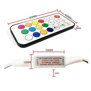5-24V LED Pixel Controller 21 Tasten Mini Pixel Dimmer 3-polig Für WS2812B WS2811 LED Pixel Strip Light Modul Licht - Product Image 2