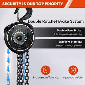 Giá tốt nhất Trọng lượng nhẹ tay chuỗi khối 1 tấn đến 10 tấn thép không gỉ nhãn chuỗi cho cần trục - Product Image 5