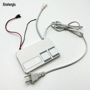 12W24Wスマートミラータッチ調光センサー2キースイッチ用の時間と温度の表示制御を備えた3つ/単色 - Product Image 1
