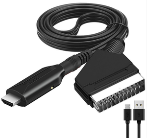 Adaptador de Cable HD a SCART RGB CVBS, convertidor de lujo de Audio y vídeo PAL NTSC para TV DVD STB, convertidor de vídeo de lujo de señal 1080P - Product Image 4