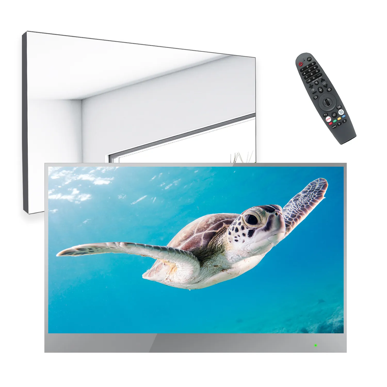 Soulaca 22 "IP65防水キッチンインテリアLCD TV、Freeview Play、内蔵スピーカー、Wi-Fi