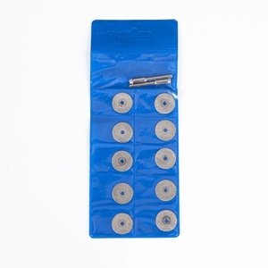 PMS 10 adet 18mm takı yapma aracı elmas kesme tekeri Cut Off diskler kaplı döner araçları Mini testere bıçağı - Product Image 1
