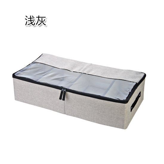 Light gray cotton and linen