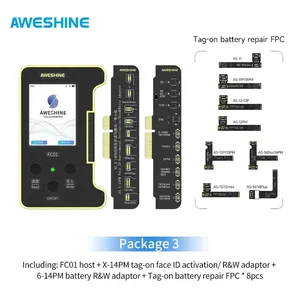 Aweshine FC01 <strong>Dot</strong> Matrix Projector Battery Programmer for iPhone X-14Pro MAX FaceID Flex Non-Removal Replacement Read Write Tool - Product Image 4