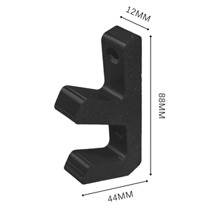 超軽量ポリマーデザイン吸音壁用モジュラーフックキット (簡単DIYインストール) - Product Image 3