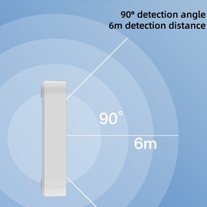 Sensor de radar de movimiento LDA Zigbee3.0 Detector de presencia humana con sensor de luz