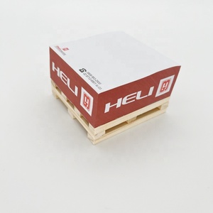 Gran oferta, Cubo de notas adhesivas de 3x3 pulgadas, papel de paleta de madera reciclado personalizado, Bloc de notas adhesivo, bloque de Bloc de notas - Product Image 3
