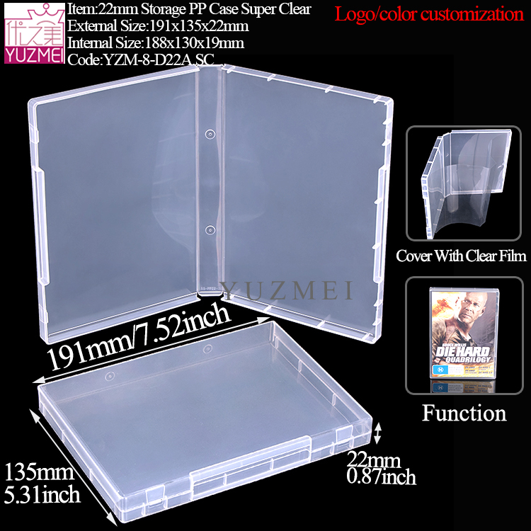 22mm Storage PP Case Super Clear