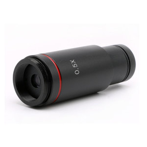 0.5X <strong>C</strong> <strong>Mount</strong> 23.2mm Electronic Microscope Adapter Eyepiece Reduction Lens Microscope Camera Lens for Microscope <strong>CCD</strong> Camera - Product Image 1