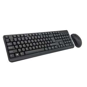 Combo de teclado y ratón de escritorio inalámbrico de 2,4G para PC, conexión USB delgada, función impermeable en Stock - Product Image 1