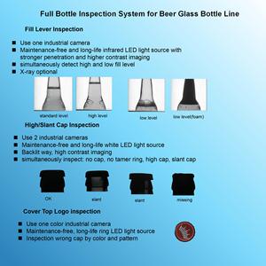 AI Vision Inspection System Packaging Machine for Full Glass Bottle Cap\fill Level Inspector\detector\Filling Management System - Product Image 2