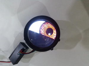 NEW Multi-function Blink Demon Eyes Devil <strong>Led</strong> Headlights Lens 5V 12V 3.0 Inch Bi <strong>Led</strong> Projector Car Light Accessories - Product Image 6