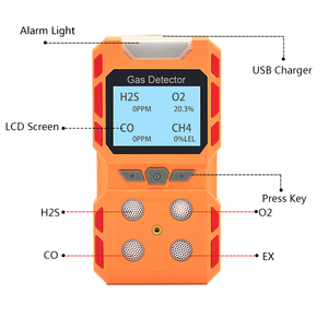Detector de fugas de gas portátil, Analizador de gas explosivo CO h2s, venta al por mayor - Product Image 1