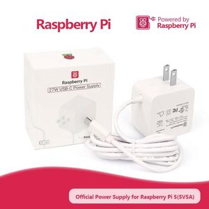 Official <strong>Raspberry</strong> <strong>Pi</strong> 5 <strong>Power</strong> Supply 27W USB-C <strong>Adapter</strong> 5.1V 5A with PD Standard Support - Product Image 2