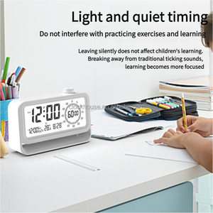 Rosa Farbe LCD-Anzeige Visual Timer Digital Study Timer Wecker für Kinder Manager Zeit mit Nacht lampen funktion - Product Image 3