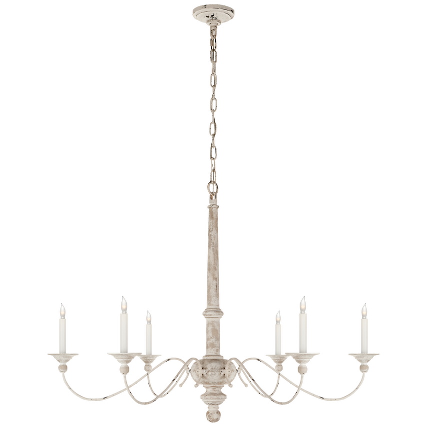 6 têtes Vieux blanc D 104.5cm x H 79cm