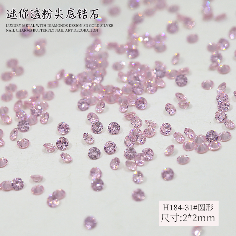 H184-31#Round 2*2mm 50Piece