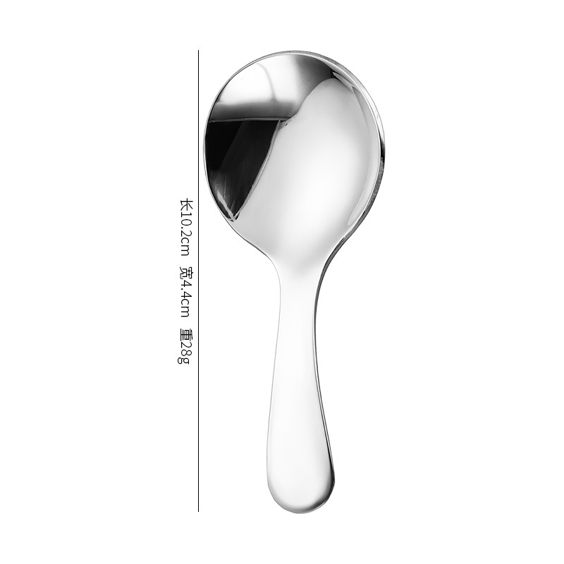 Cuillère à manche court en argent