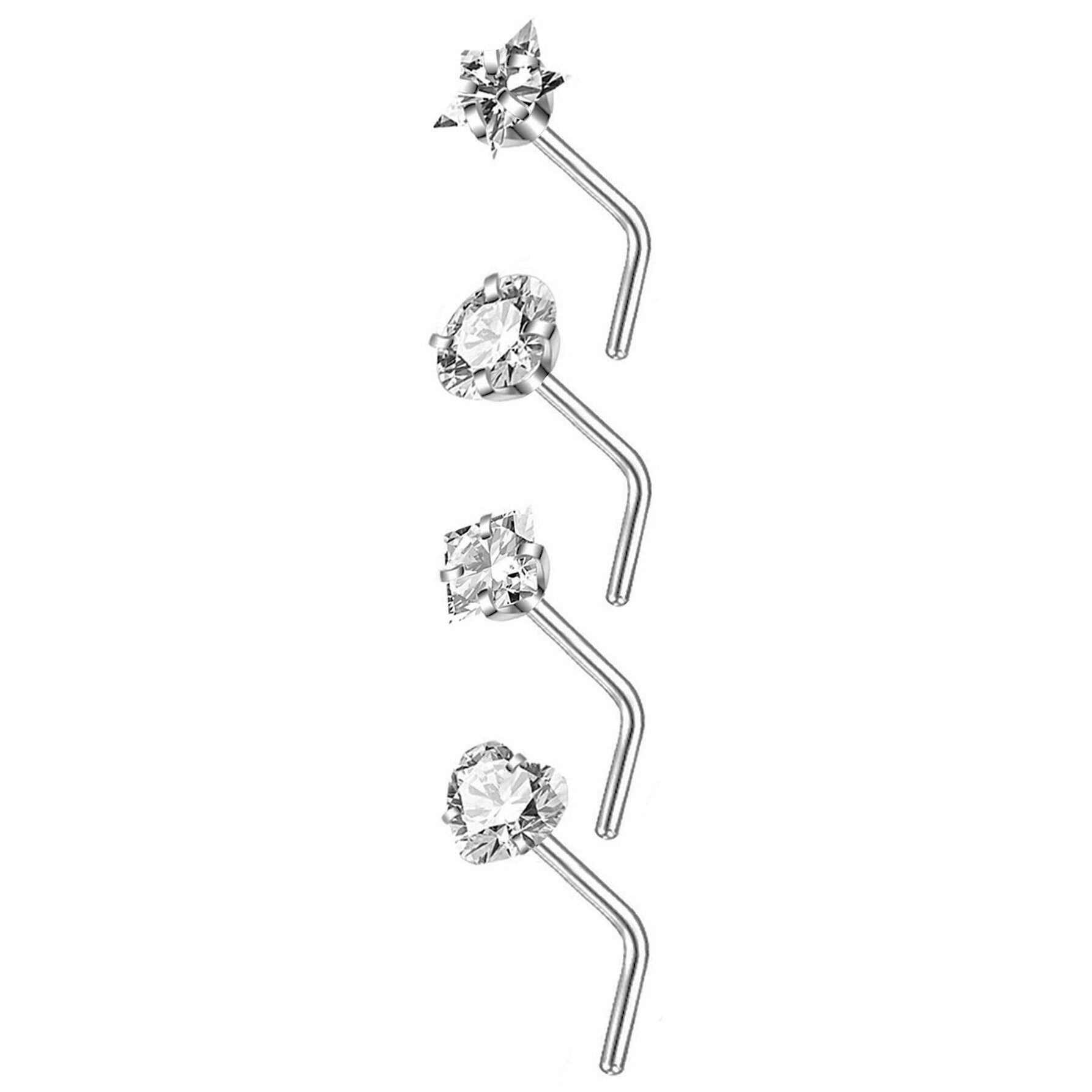 Poteau argent-blanc-L