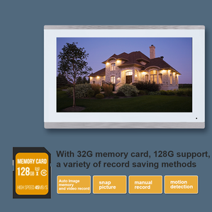 10.1'' Touch Screen 1080p 4-wire Wifi IP Video Doorbell <strong>Intercom</strong> <strong>System</strong> &quot;Tuya Smart&quot; Work on Amazon Echo and google <strong>Home</strong> Unlock - Product Image 3