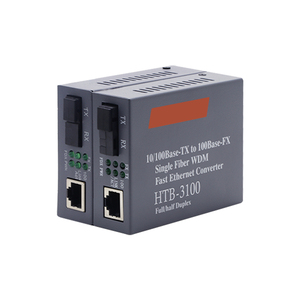 Convertidor de medios de fibra óptica HTB 3100 FTTH, transceptor óptico Simplex, Netlink, convertidor de medios de fibra A/B de 25km, Cable de red RJ45 - Product Image 2