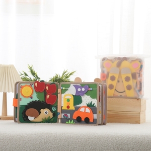 Customisable Montessori Toddler Puzzle <strong>Book</strong> New Design Quiet Busy Baby Felt Cloth Fabric Customisable Puzzle <strong>Books</strong> - Product Image 6