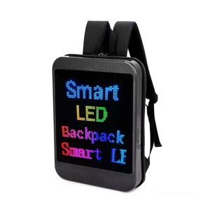 Smart Led Personal isierte Taschen Blue Tooth Connection Großbild-Display-Rucksack mit LED-Bildschirm - Product Image 4