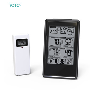 Weather Forecaster Reloj digital multifuncional Temperatura y humedad equipado con sensores para estaciones meteorológicas domésticas - Product Image 1