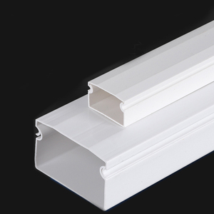 PVC Cables <strong>Trunking</strong> 50x50 100x100 200x100 Slotted PVC <strong>Trunking</strong> Chinese Factory - Product Image 4