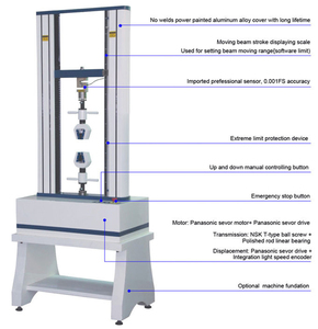 <span class=keywords><strong>Computer</strong></span> Controller Elektronische Universal Zug Festigkeit Prüfmaschine