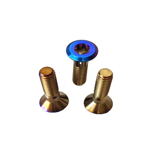 ไทเทเนียม Bolt <span class=keywords><strong>M8</strong></span> ความยาว 20 25 30 35 40 มม.Torx แบนหัว Countersunk สกรูภายในพลัม Blossom สกรูจักรยานการปรับเปลี่ยนสกรู - Product Image 2