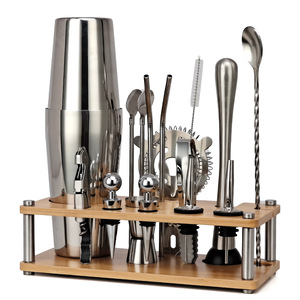 Özel paslanmaz çelik kokteyl Shaker Set Bar aracı ile Boston Shaker yeni renk kutusu Barware kullanımı için buz tahıl Jigger - Product Image 2